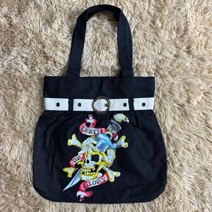 Y2K, ED HARDY STYLE PURSE / TOTE BAG